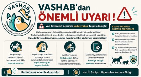 KUDUZ VAKASINA KARŞI ÖNEMLİ UYARI